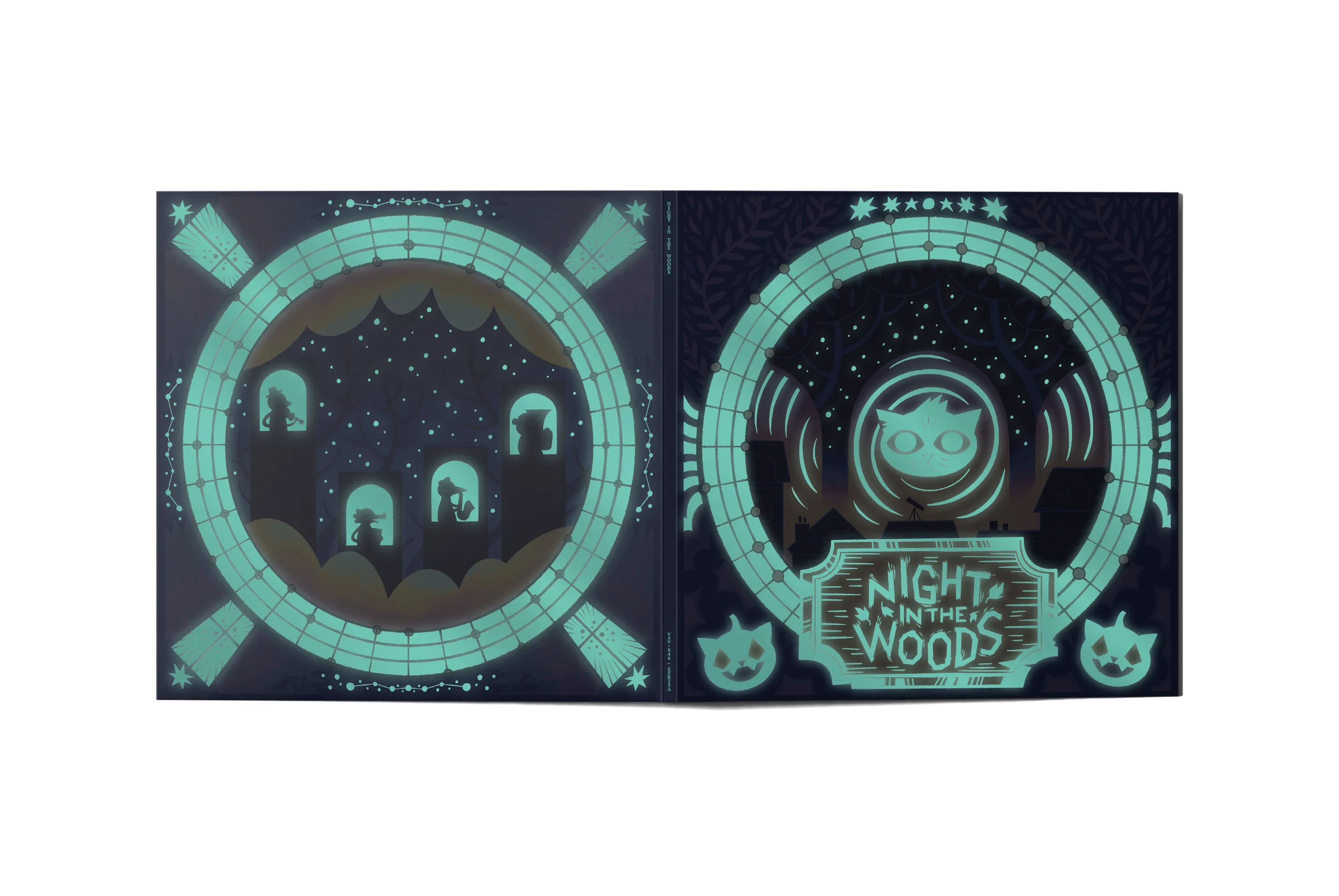 Night In The Woods 2LP Glow-In-The-Dark Outer Gatefold
